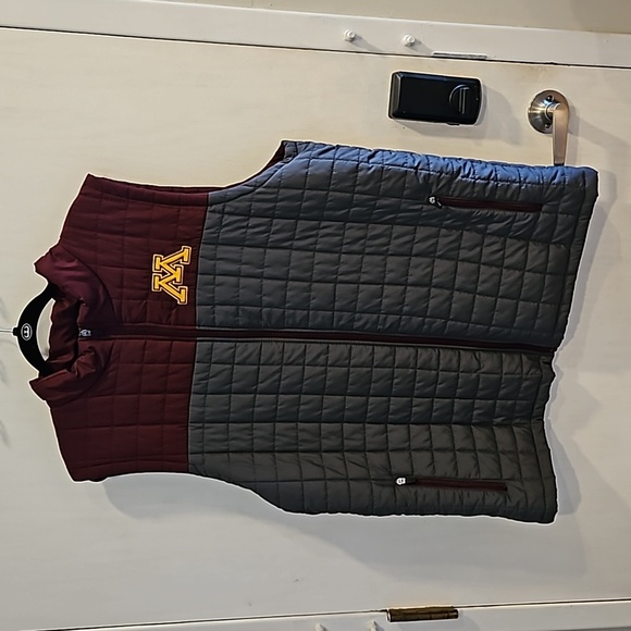 Colosseum University of Minnesota Quilted Zip Up Vest XXL - Picture 2 of 7